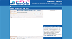 Desktop Screenshot of freeonlinepromocodes.com